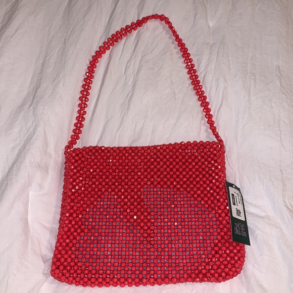 Pink beaded purse - Picture 4 of 6